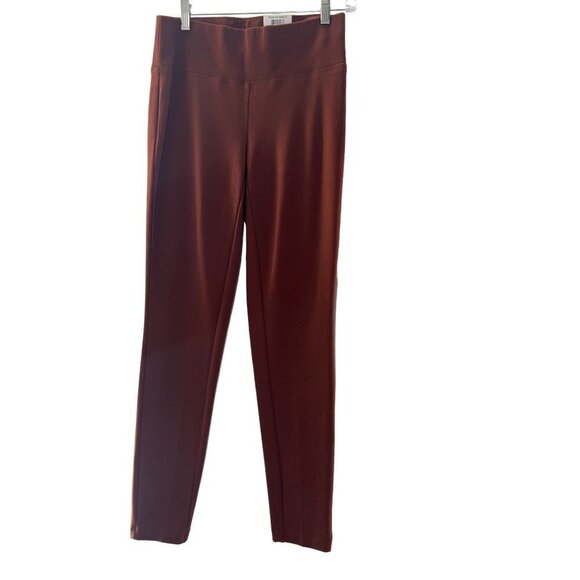 NWT INC Brown Skinny Leg Curvy Mid Rise 4 Pants - Picture 4 of 6